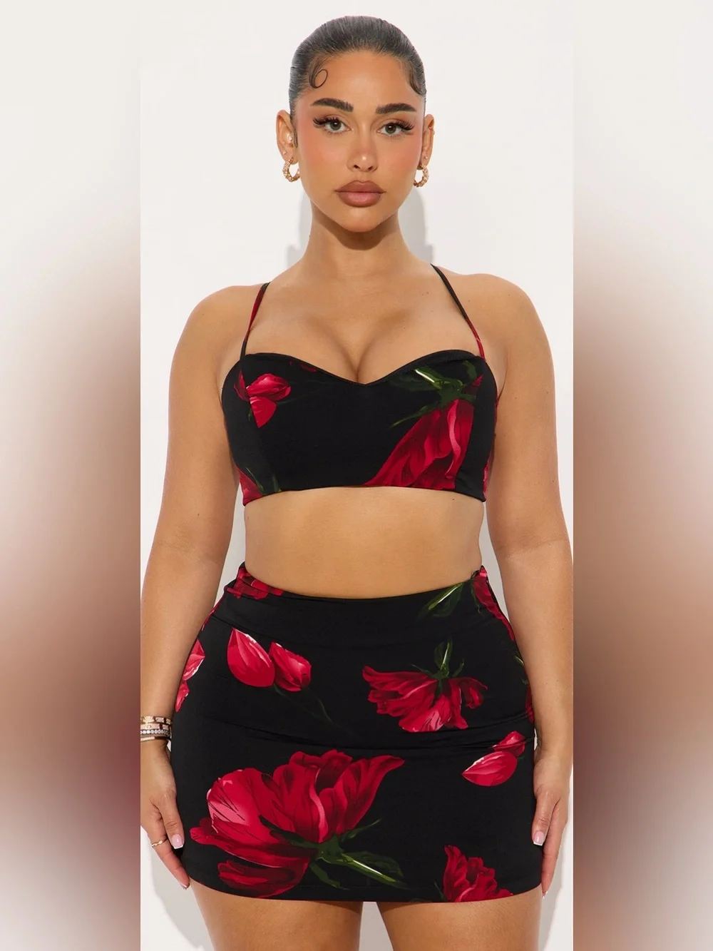 Wait for me chiffon 3 piece kimono set